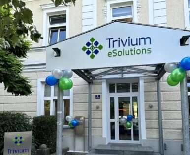 Trivium building Unterhaching entrance