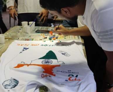 Painting T-Shirts for a good cause